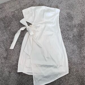 Selfie Leslie - waist tie mini dress (Size L)